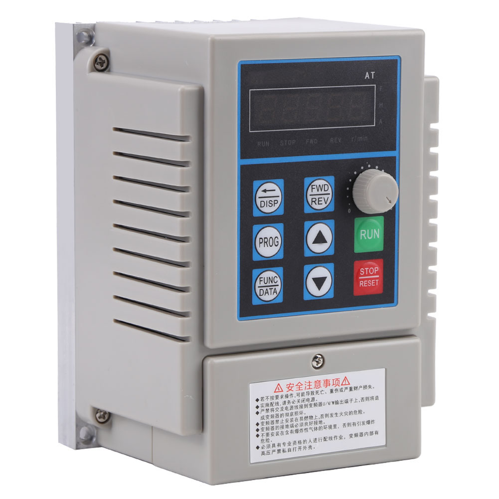 220VAC Variable Frequency Drive VFD Speed Controller For Single Phase 0.45 KRI✈️
