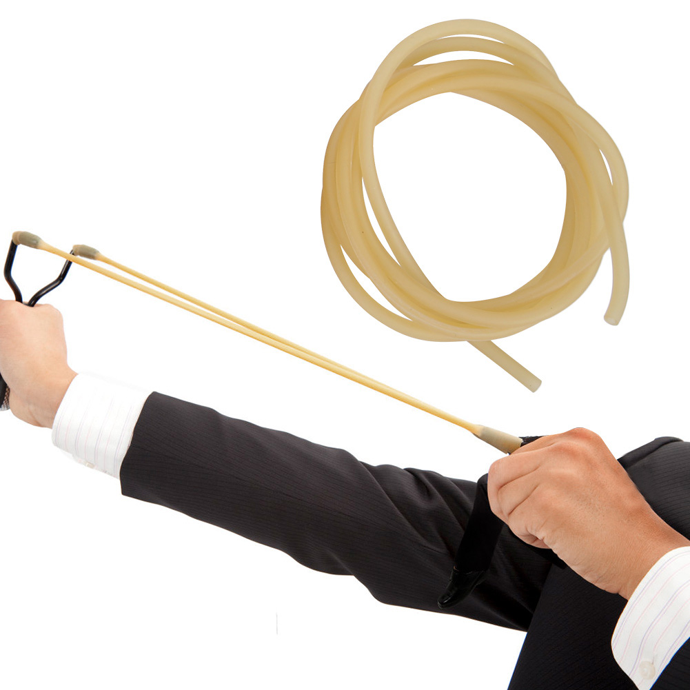 1 / 3 / 5M Natural Latex Elastic Soft Slingshots Tube Tubing Band For Hunt KRI✈️