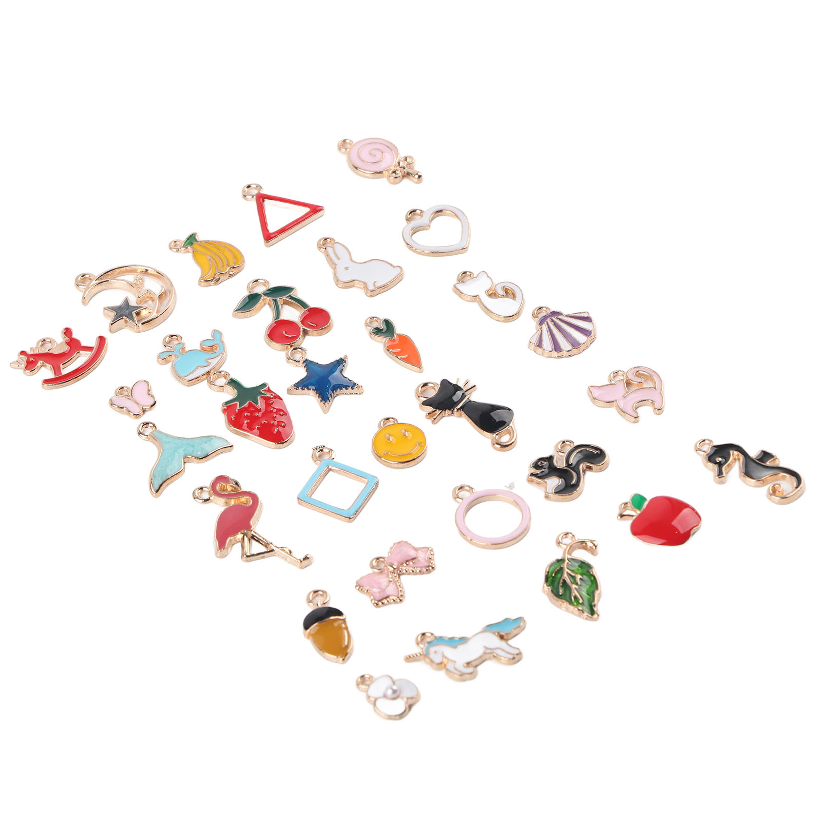 DIY Pendants Accessories Alloy Colorful Oil Drip Handcrafted Bracelet Mate KRI✈️