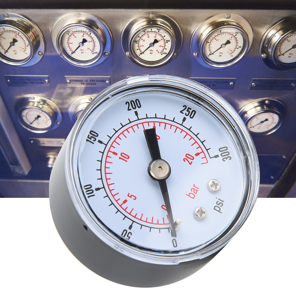 Mechanical Pressure Gauge For Air Oil Water 1/8inch BSPT Back Connection ( KRI✈️