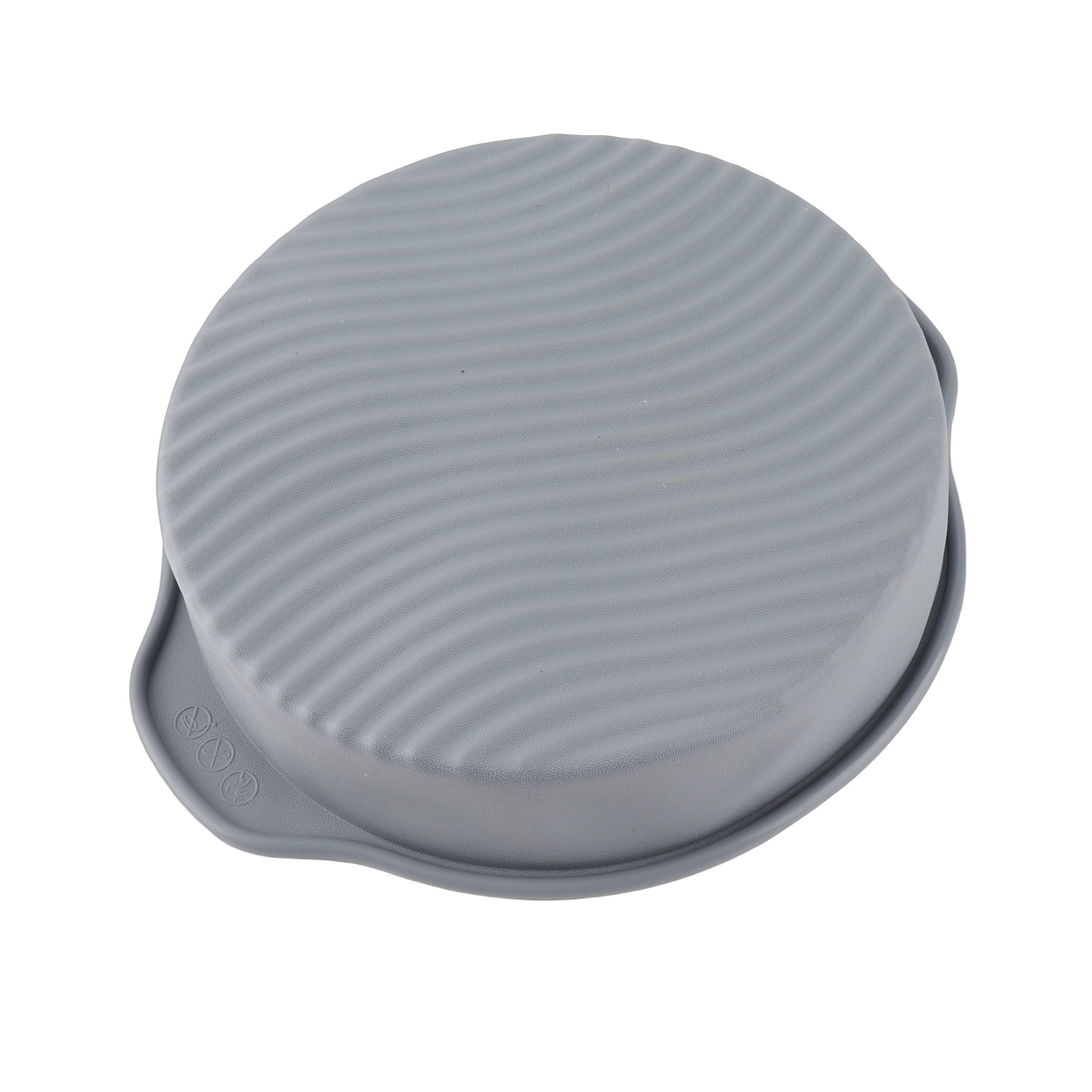 9 Inch Silicone Cake Mold Round Shape Various Baking Pan For Oven (Gray) KRI✈️