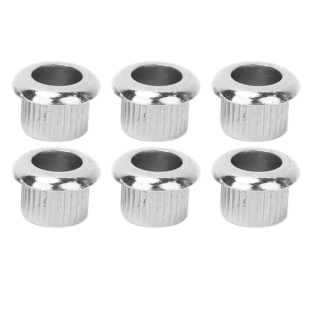 6Pcs Metal Guitar Tuner Conversion Bushings Adapter Ferrules Repairing Acc KRI✈️