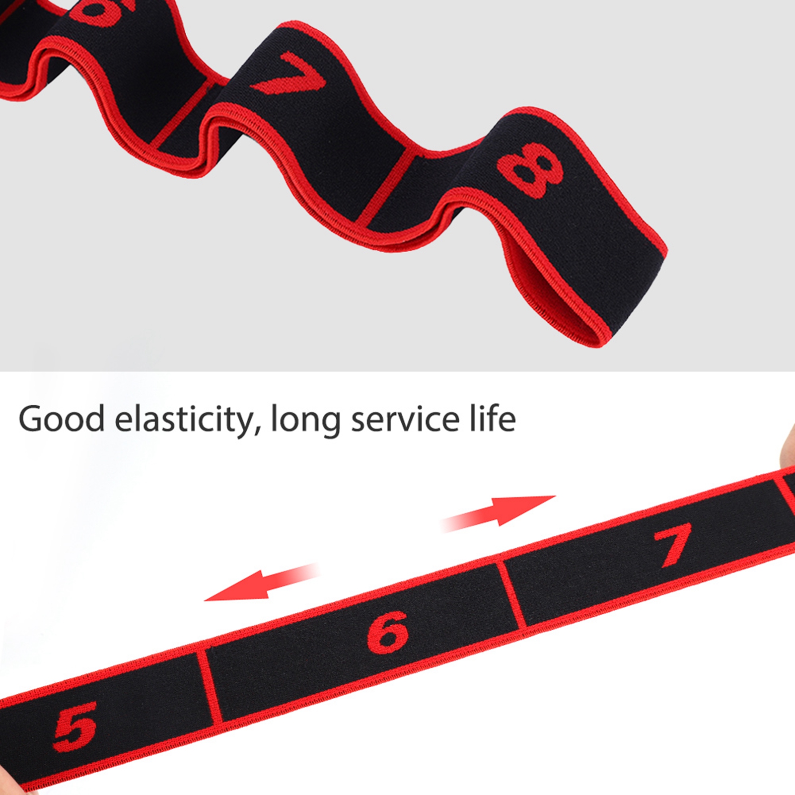 Yoga Resistance Band Latin Dance Elastic Stretching Belt Fitness Exercise KRI✈️