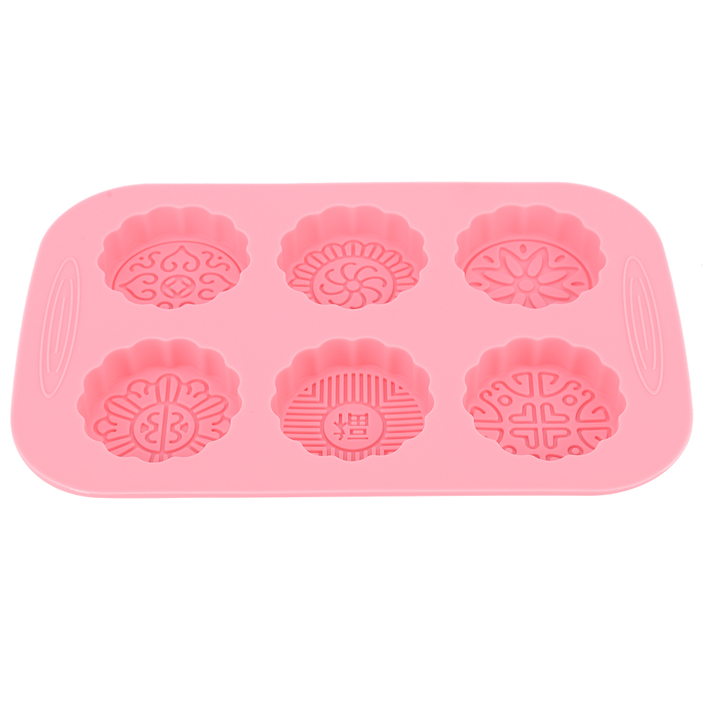 6 Slots DIY Mooncake Mold Cake Ice Cream Soap Making Mold KRI✈️
