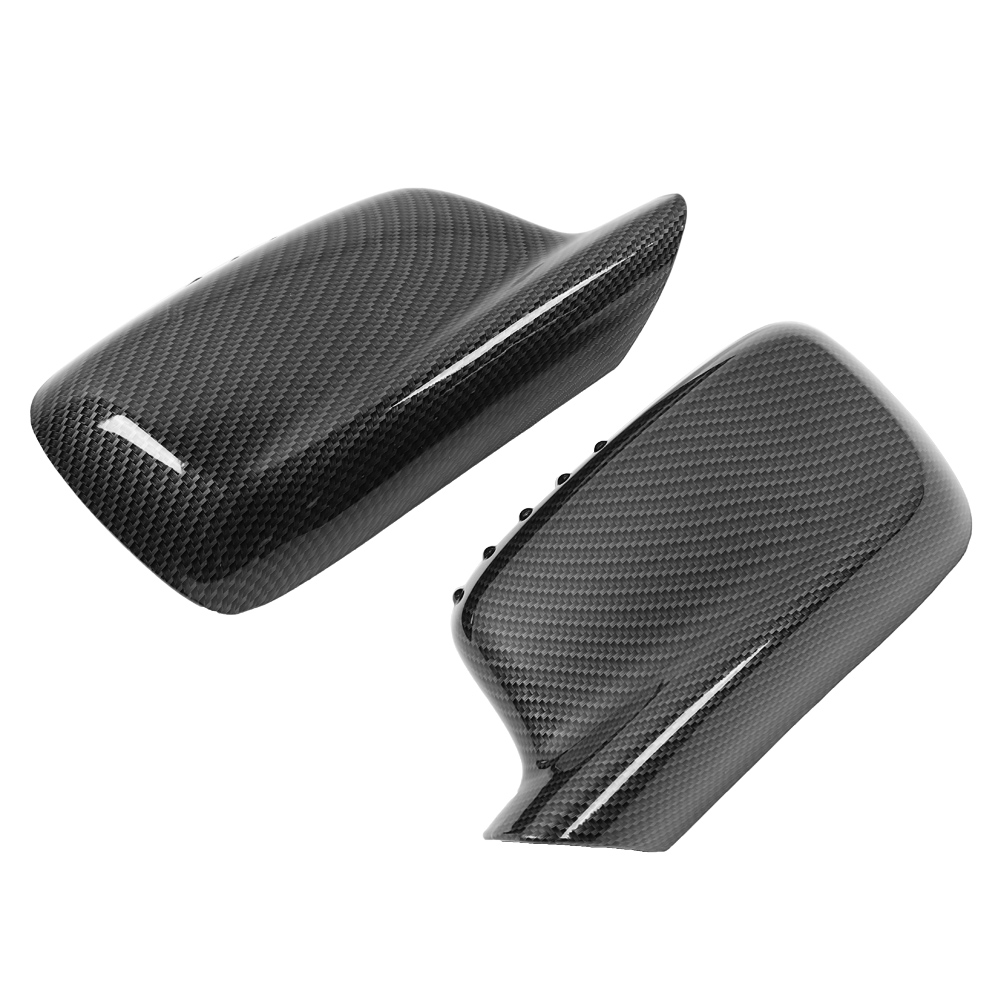 2pcs Rearview Wing Mirror Cover Housing For 3 Series E46 7 Series E66 KRI✈️