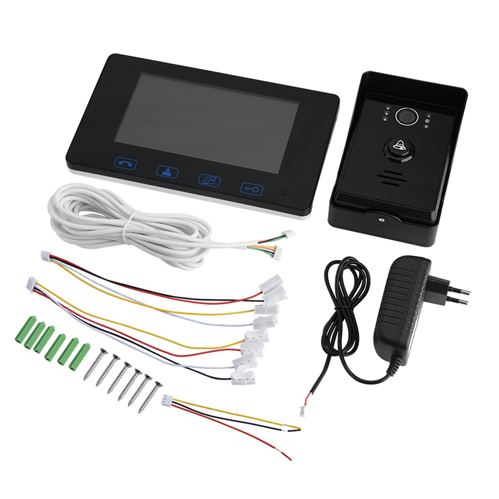 7in Wired Video Door Phone HD 1.3 Million Pixels 150° Wired Video Doorbell KRI✈️