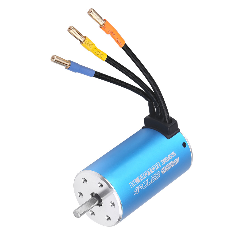 Surpass 3665 2600KV 4 Poles Brushless Motor For Remote Control Car RC Boat KRI✈️
