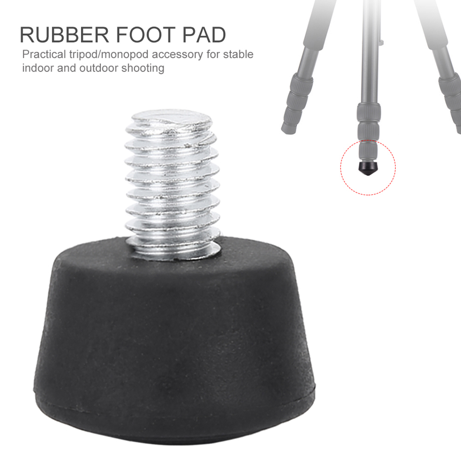 Universal Anti Slip M8 Rubber Foot Pad Photography Accessories For Tripod KRI✈️