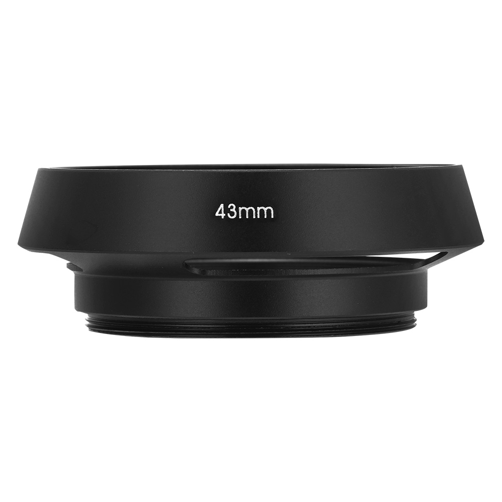 Universal Aluminium Alloy Hollow Camera Lens Hood Sunshade Cover Protector KRI✈️