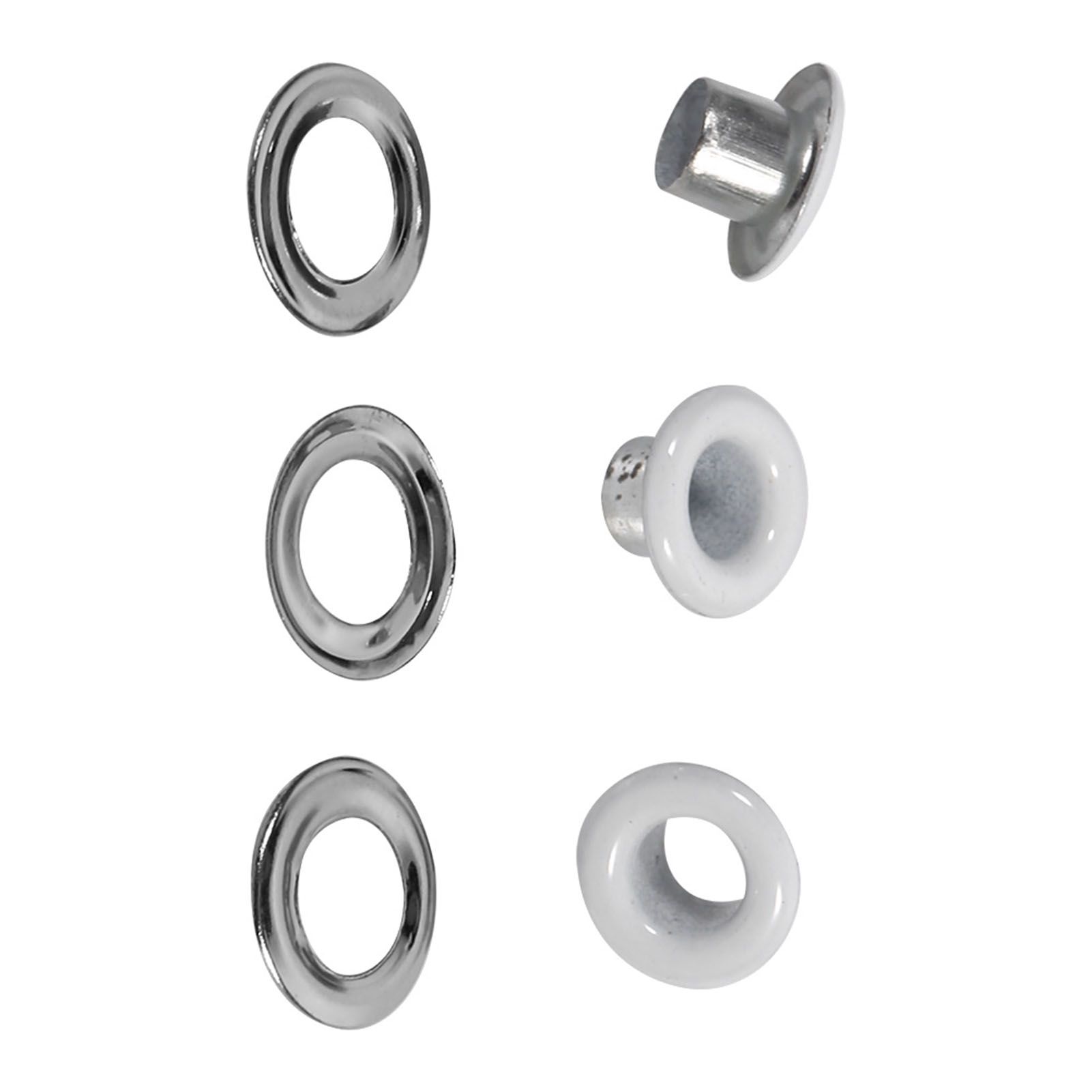 100Sets 4mm Metal Eyelets Scrapbooking Card Hole Leather Craft Garment Accessory