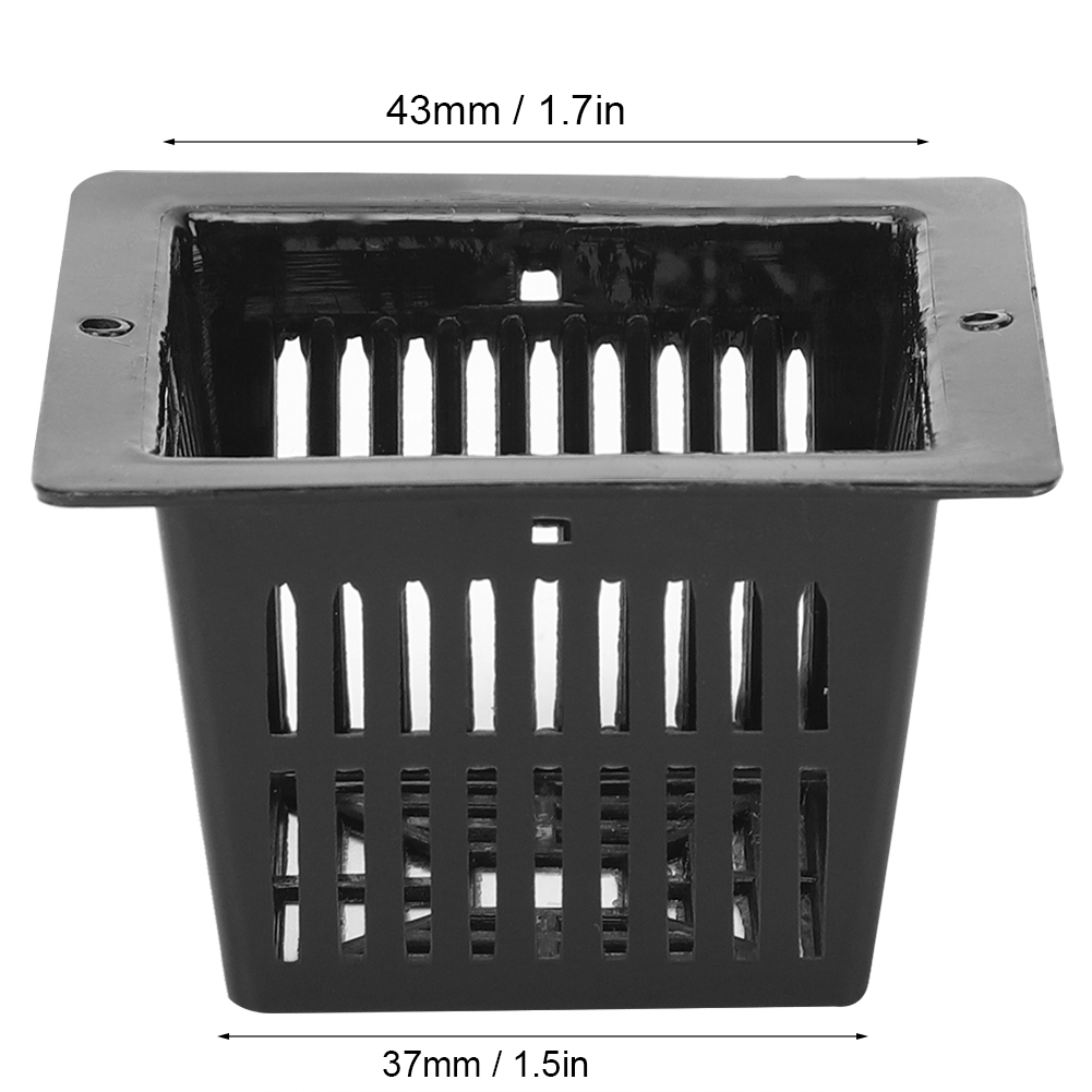 50Pcs Square Hydroponics Net Pot Soilless Cultivation Flower Plant Growing KRI✈️