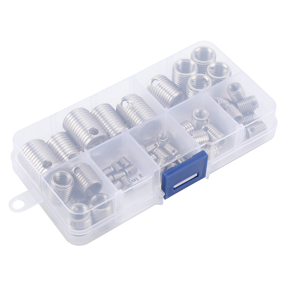 58Pcs Stainless Steel Inner Thread Self Tapping Thread Inserts Set Thread KRI✈️