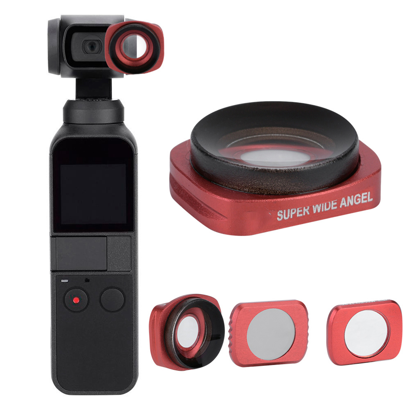 3pcs CR Wide Angle 12.5X Macro CPL Lens Filters Kit For Osmo KRI✈️