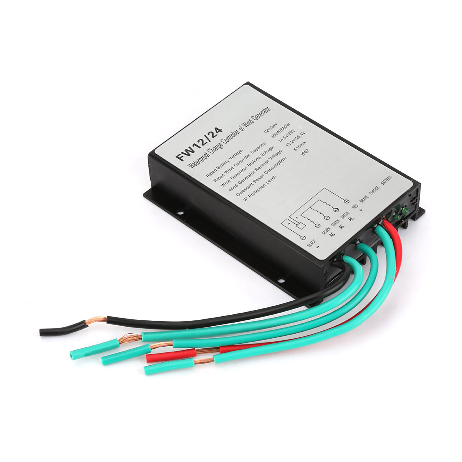Waterproof Wind Generator Charge Controller Regulator FW12/24 KRI✈️