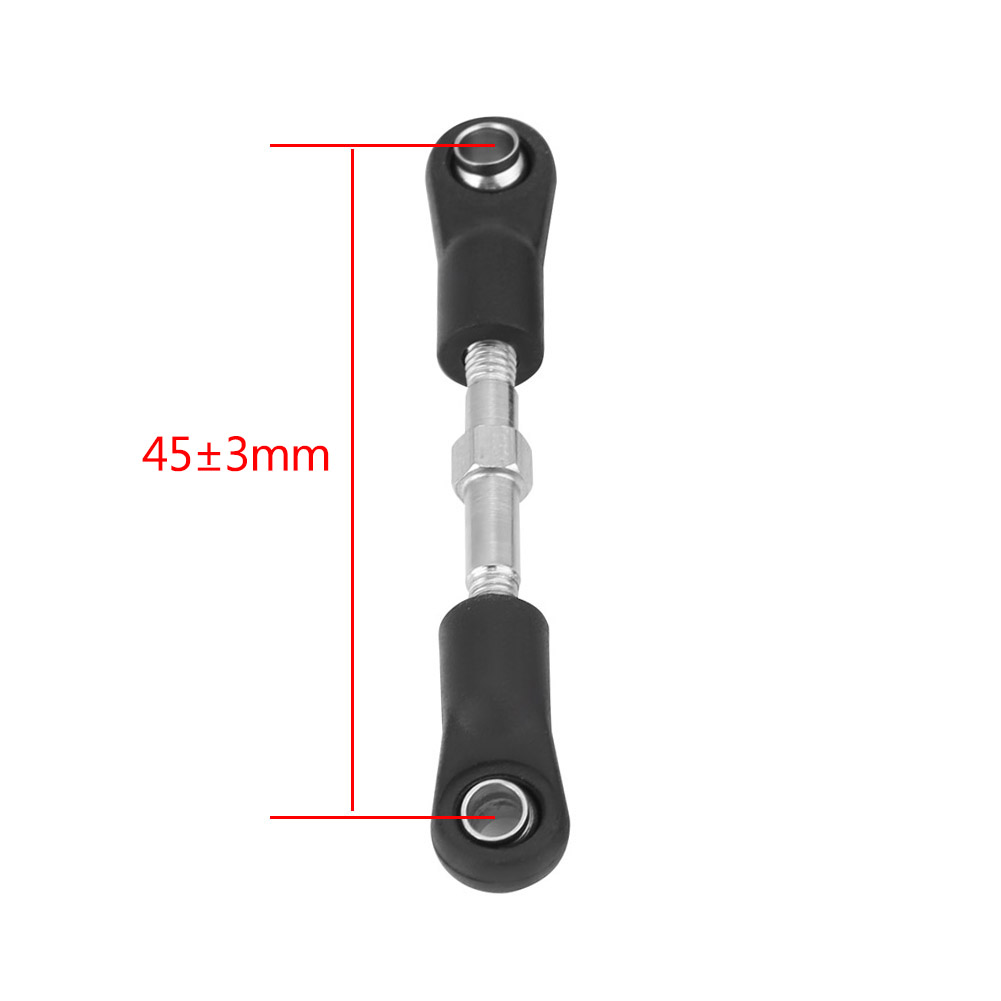 2pcs/set RC Car Steering Rod Servo Link Turnbuckle Linkage For ZD 1:16 Mod KRI✈️