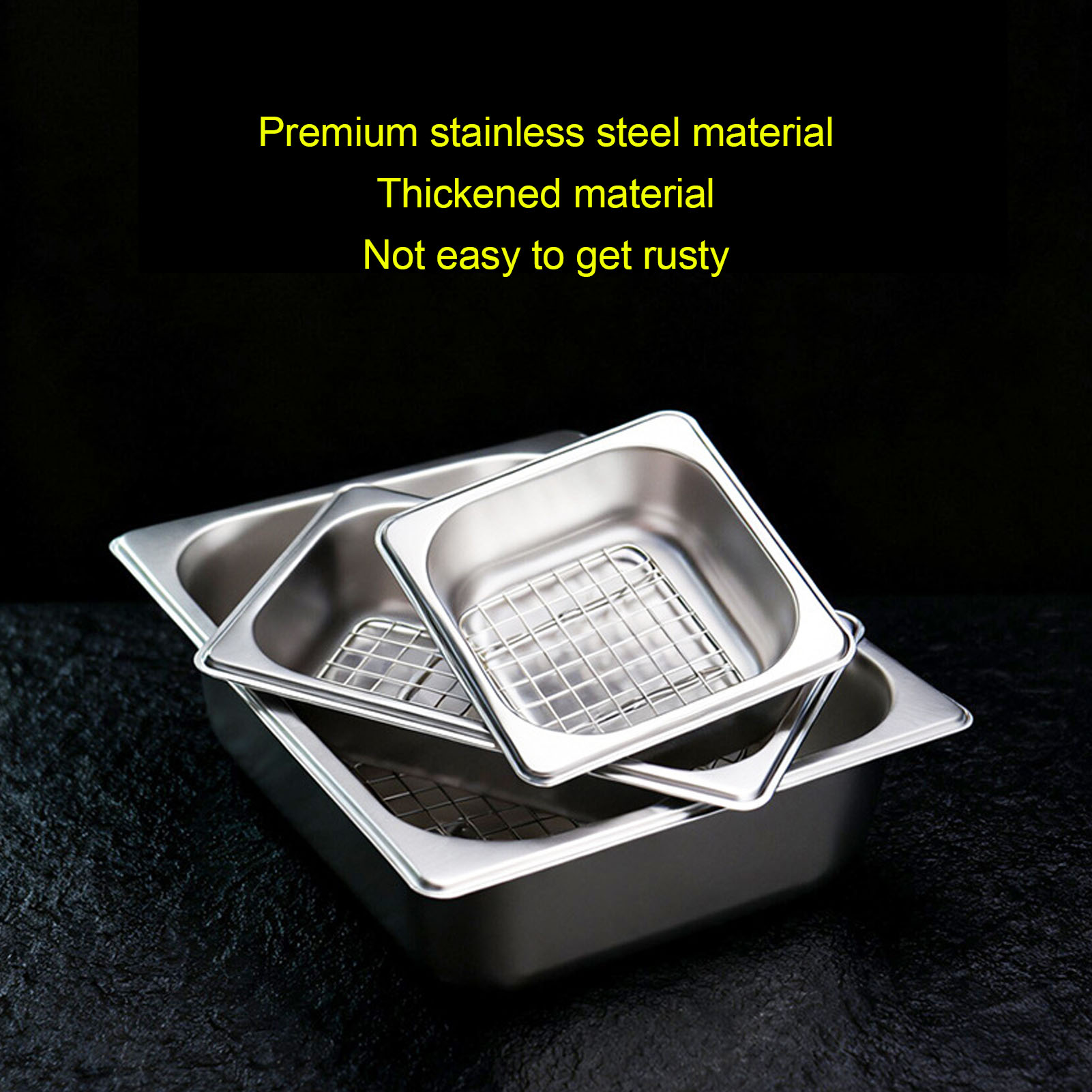 ↑Heavy Duty Stainless Steel Baking Cooling Rack For Roasting Grilling Drying
