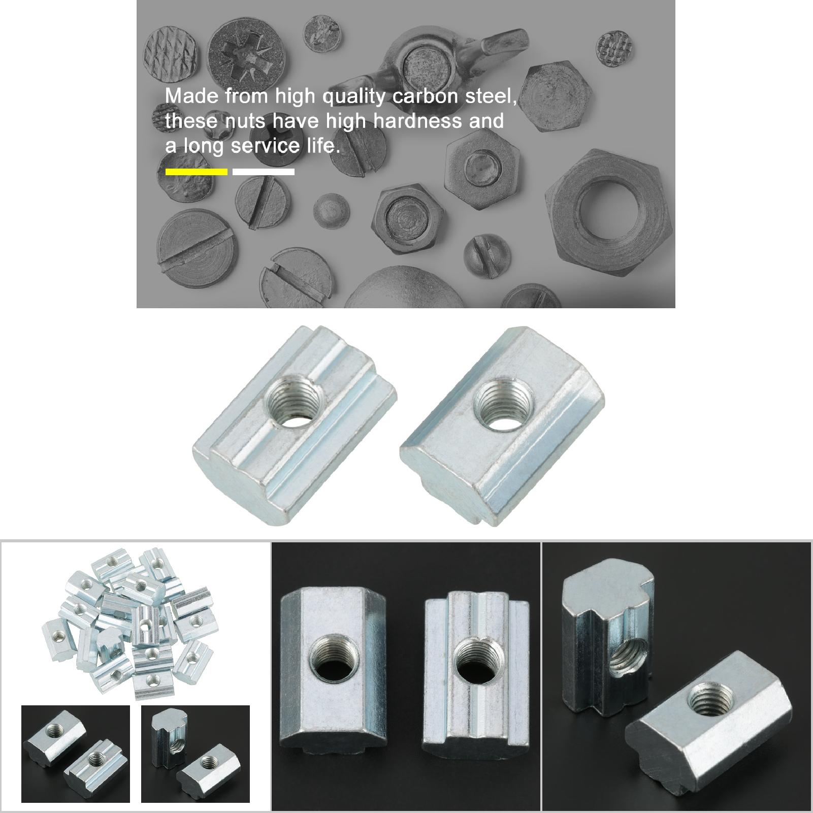 Zinc Plated Carbon Steel Sliding T Slot Nut For Aluminum Profile Accessori KRI✈️