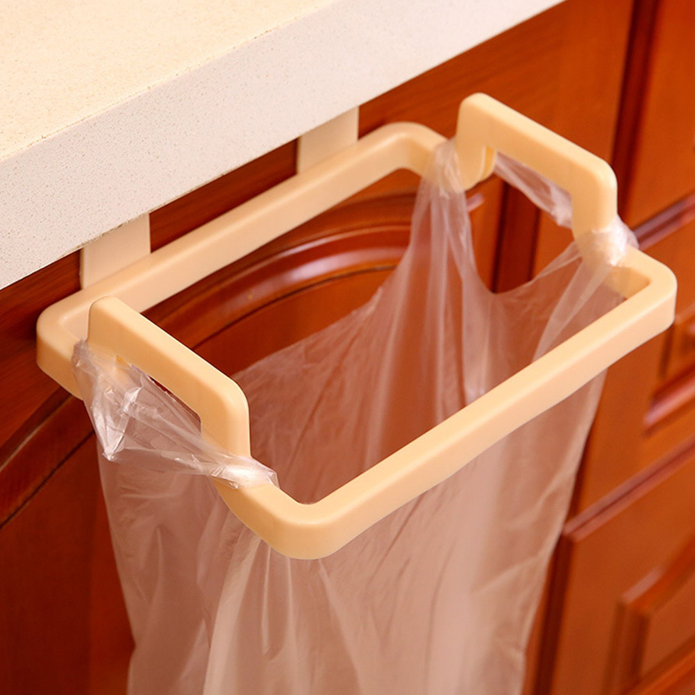 1Pc Kitchen Hanging Rubbish Bag Rack Garbage Storage Holder Bathroom Trash KRI✈️