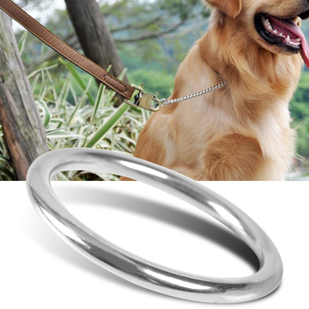 304 Stainless Steel Boat Marine Welded Ring O Round Ring Polished Circle 6 KRI✈️
