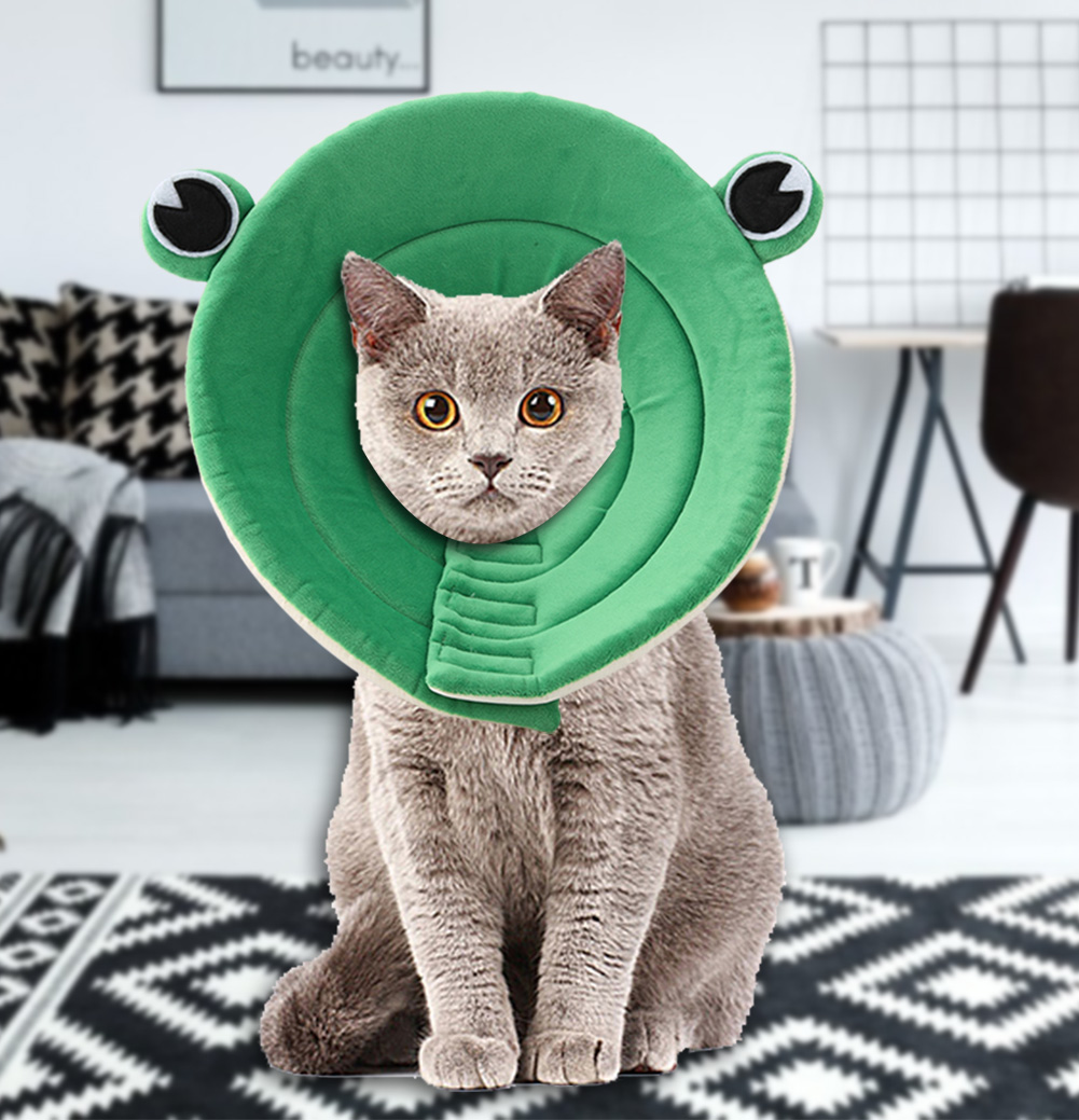 Adjustable Anti Lick Ring Wound Protective Pet Collar Circle For Dogs Cats KRI✈️