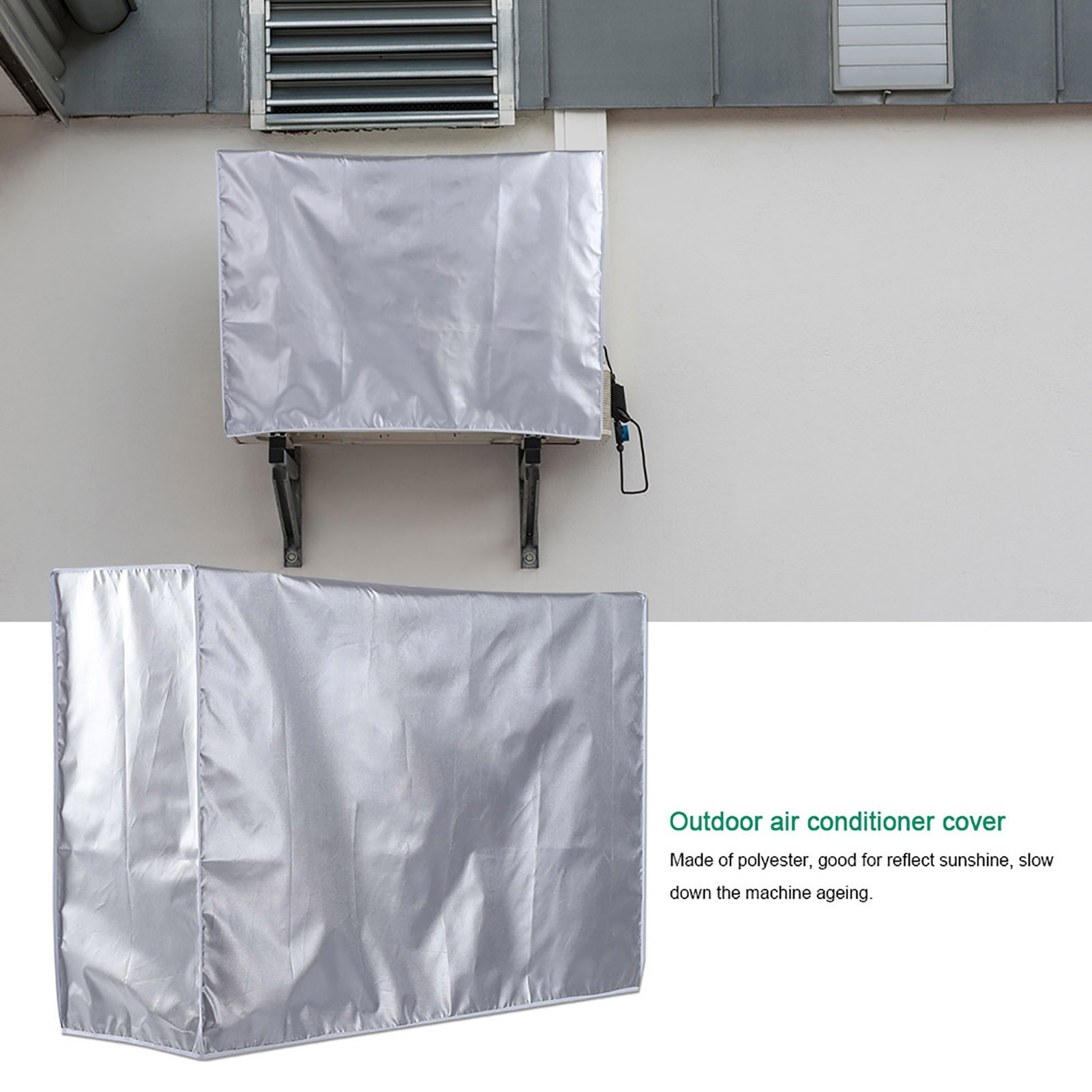 Outdoor Air Conditioner Cover Anti Dust Anti Snow Waterproof Sunproof For KRI✈️