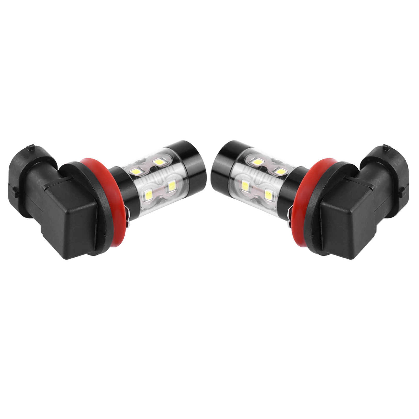 2 Pcs H8 H11 12V-24V 50W Car High Power Bright LED Fog Daytime Light Bulbs KRI✈️