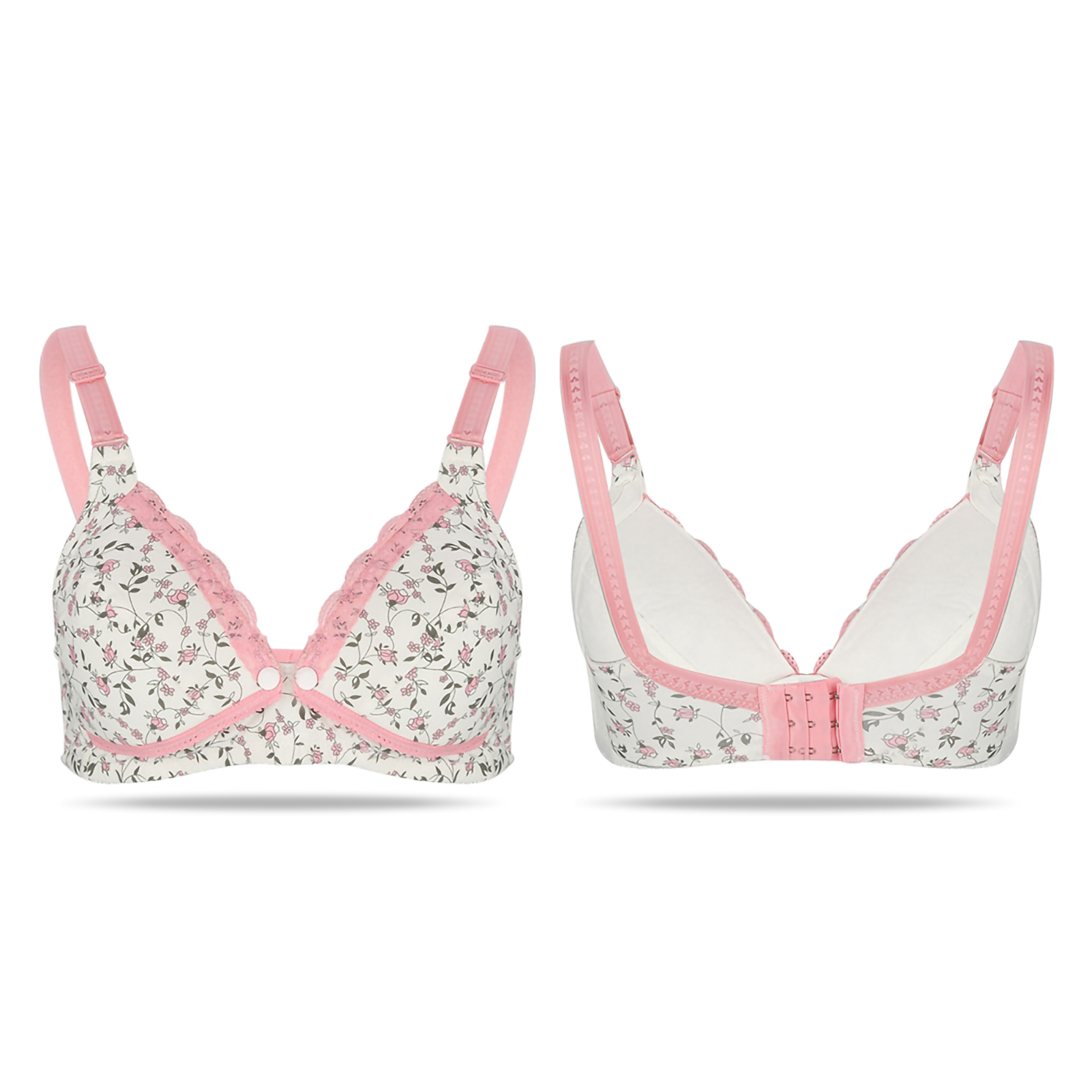 Pre Opening Cotton Breast Feeding Maternity Nursing Bra For Nursing Pregna KRI✈️