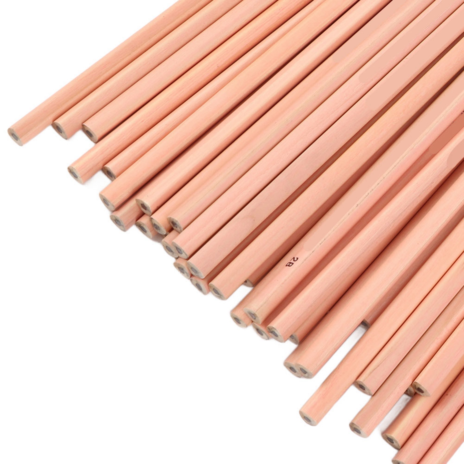 50PCS Environmental Protection Wooden HB 2B Pencil Graphite Writing Pencil KRI✈️