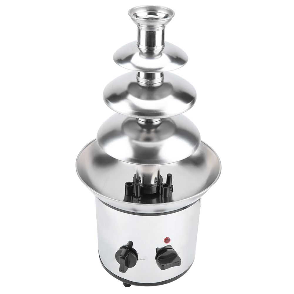 4 Tiers Electric Chocolate Melting Machine Fondue Maker Fountain KRI✈️