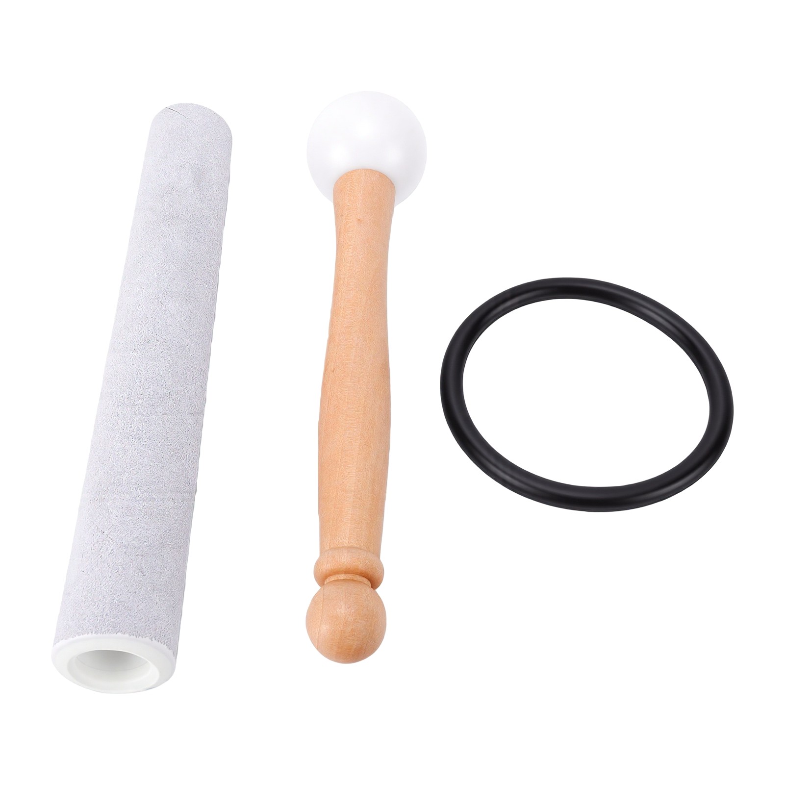 Singing Bowl Mallet Set Ergonomic Design For Tibetan Bowls Wooden