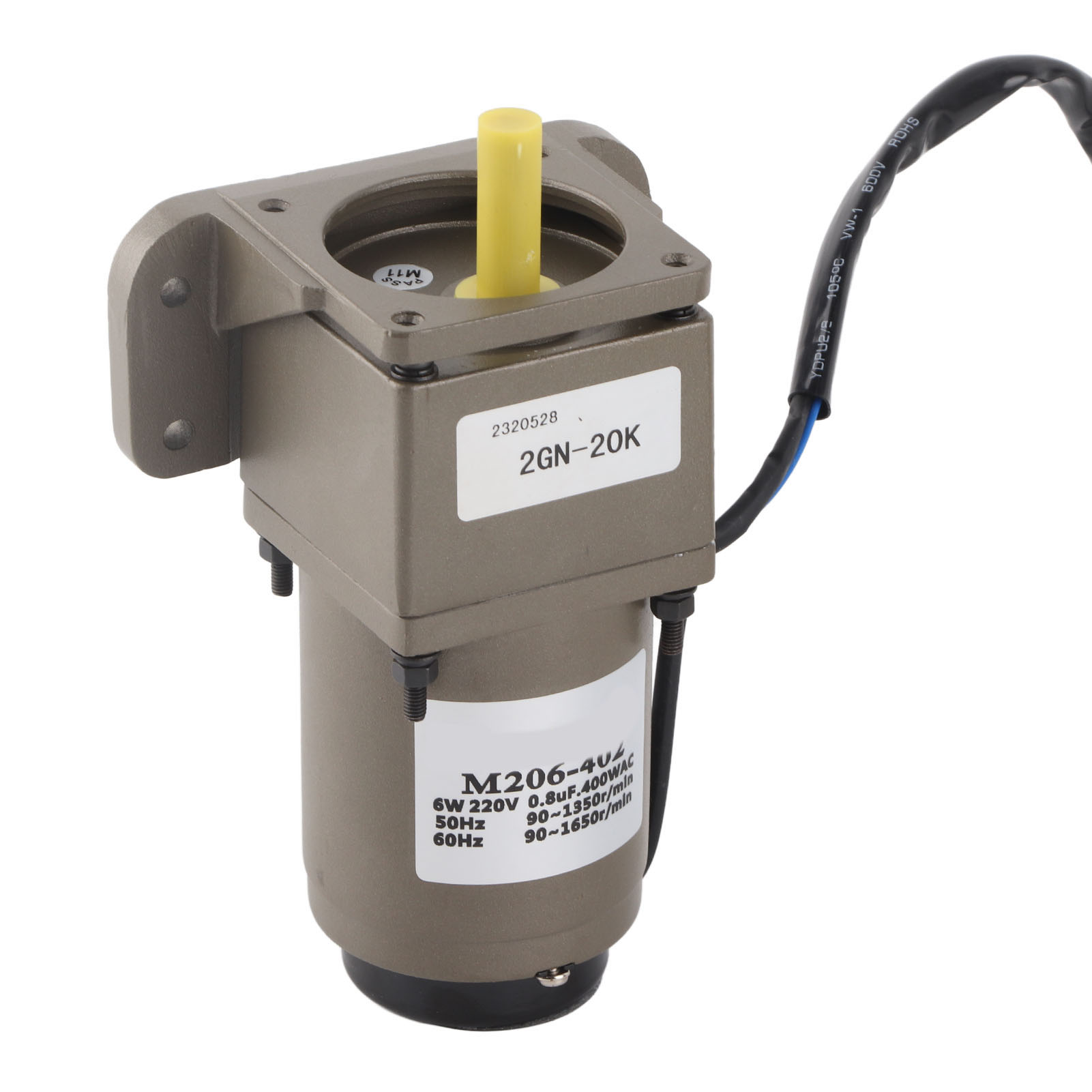 AC 220V 6W Single Phase Asynchronous Gear Motor Deceleration Adjustable Sp KRI✈️