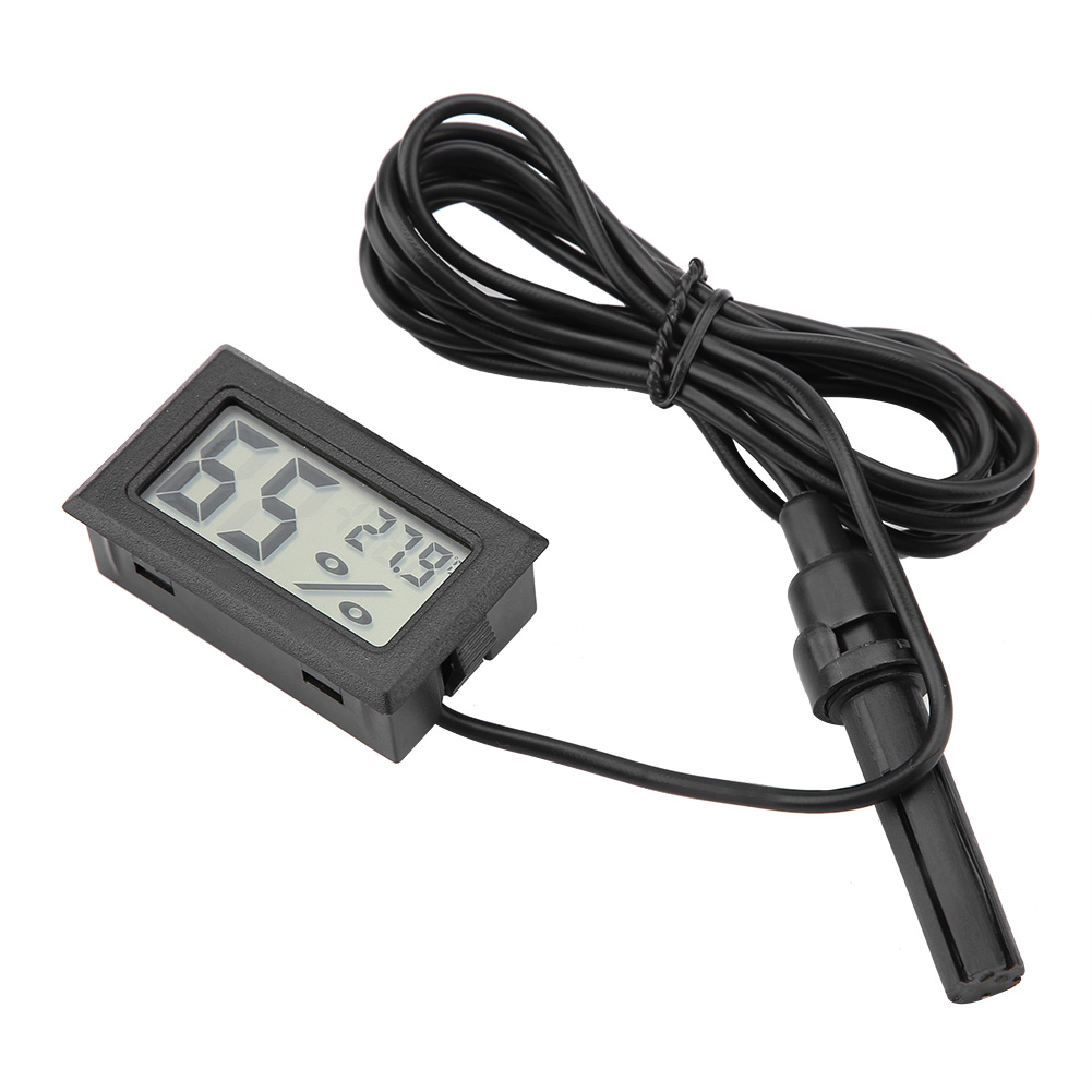 °Embedded Mini LCD Thermometer Hygrometer Humidity Temperature Monitor With