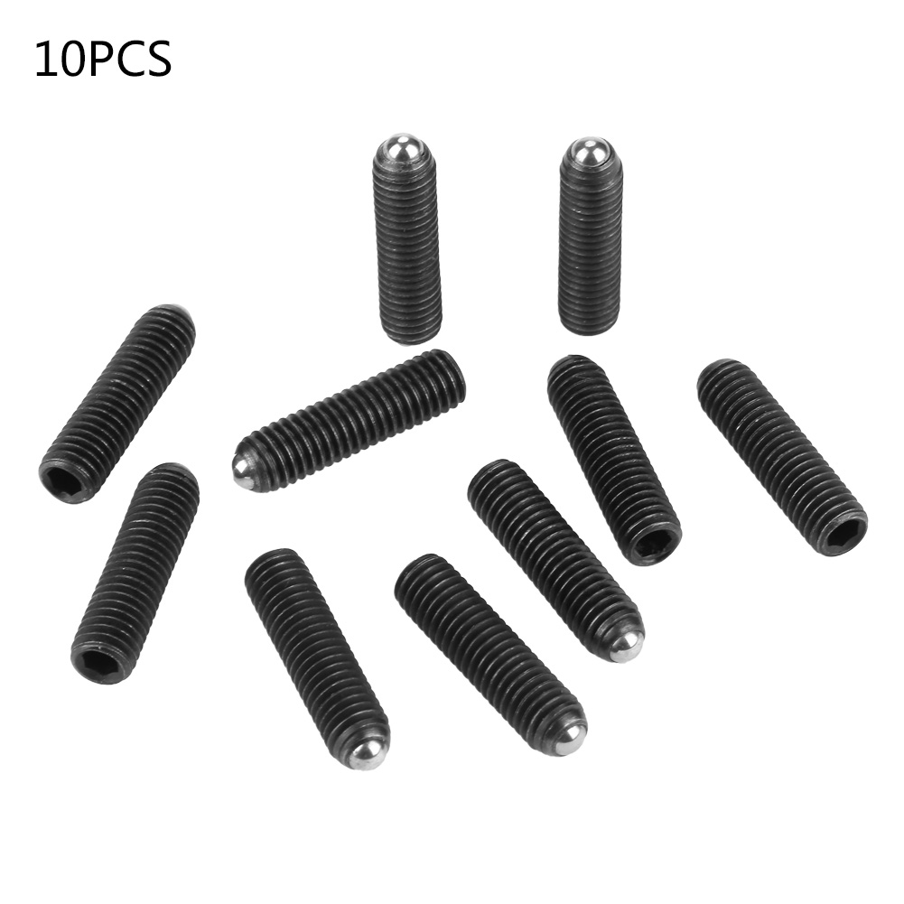 10pcs M8 Screw Thread Hex Socket Carbon Steel Ball Spring Plungers Set (M8 KRI✈️