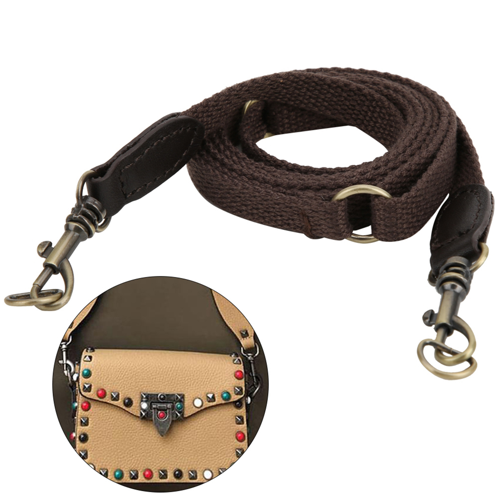 Bag Strap Shoulder Bag Leather Belt Adjustable Shoulder Strap DIY Handbag KRI✈️