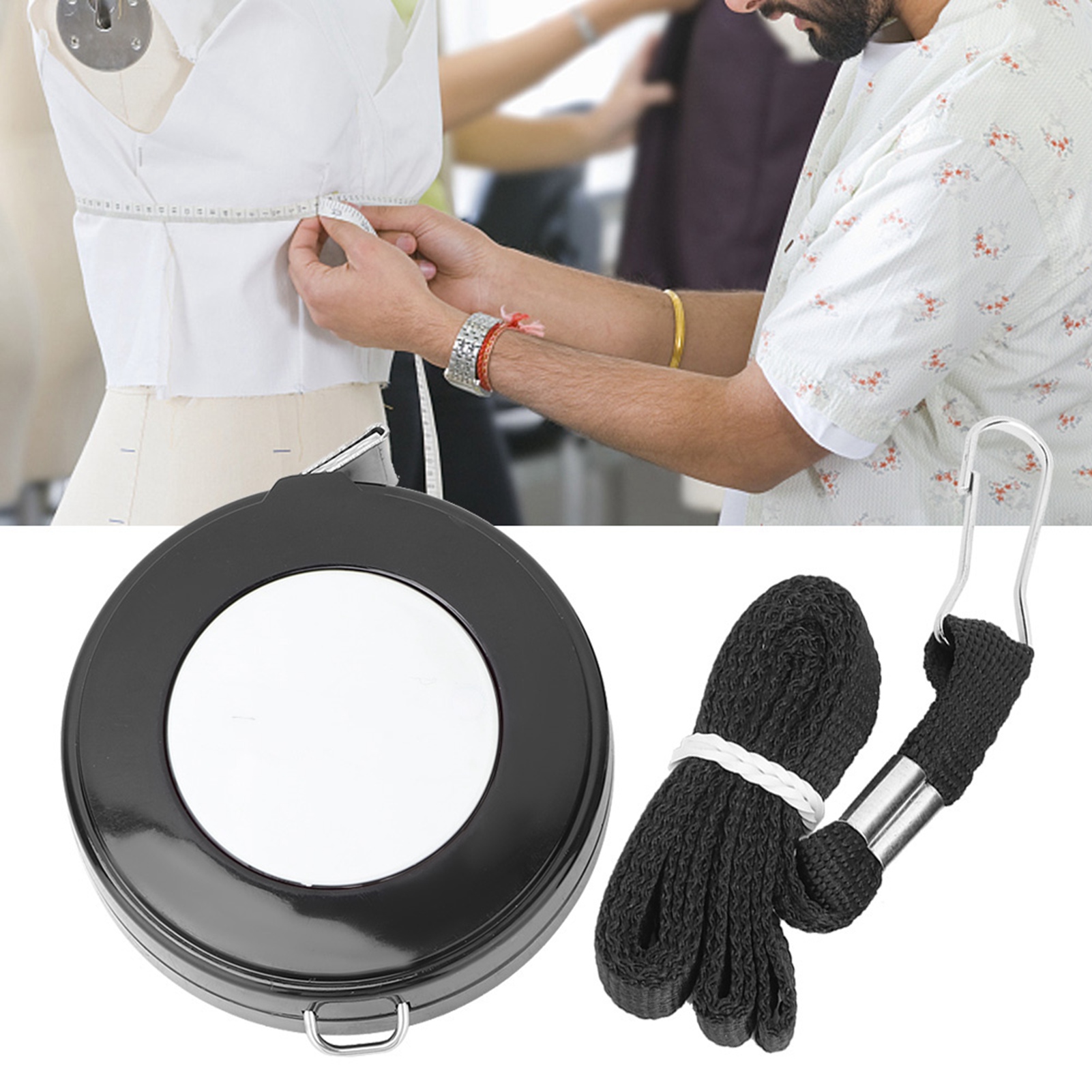 Tape Measure 150cm Soft Retractable Tape Tailor Body Cloth Measuring Ruler KRI✈️