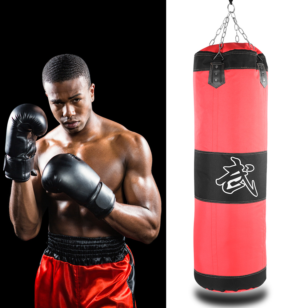 1.2m Red Empty Training Boxing Hook Kick Sandbag Fight Karate Punch Punching|