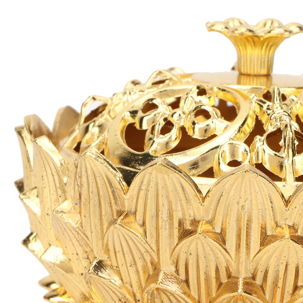 Alloy Craving Censer Incense Burning Flower Base Buddhist Supplies Home De KRI✈️