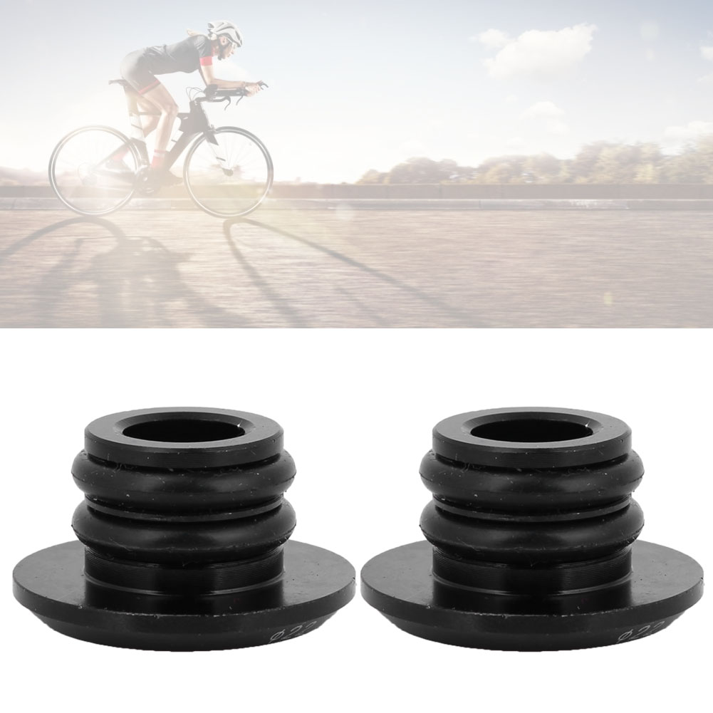 1 Pair Aluminum Alloy Road Bike Bicycle Handlebar Handle Grip Bar End Plug KRI✈️