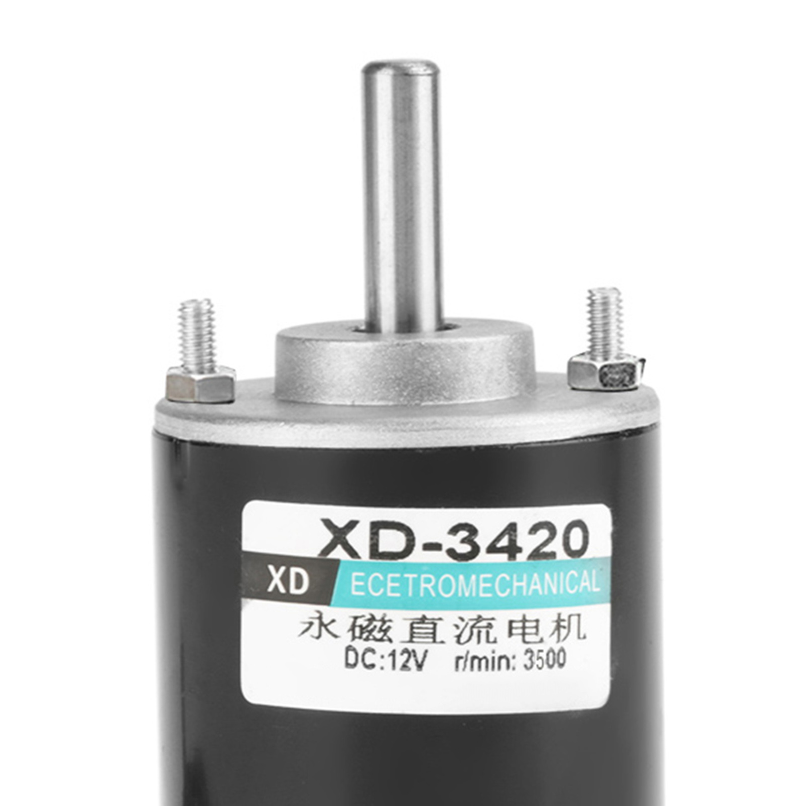 XD‑3420 30W Permanent Magnet DC Motor High Speed CW/CCW(12V 3500RPM) KRI✈️