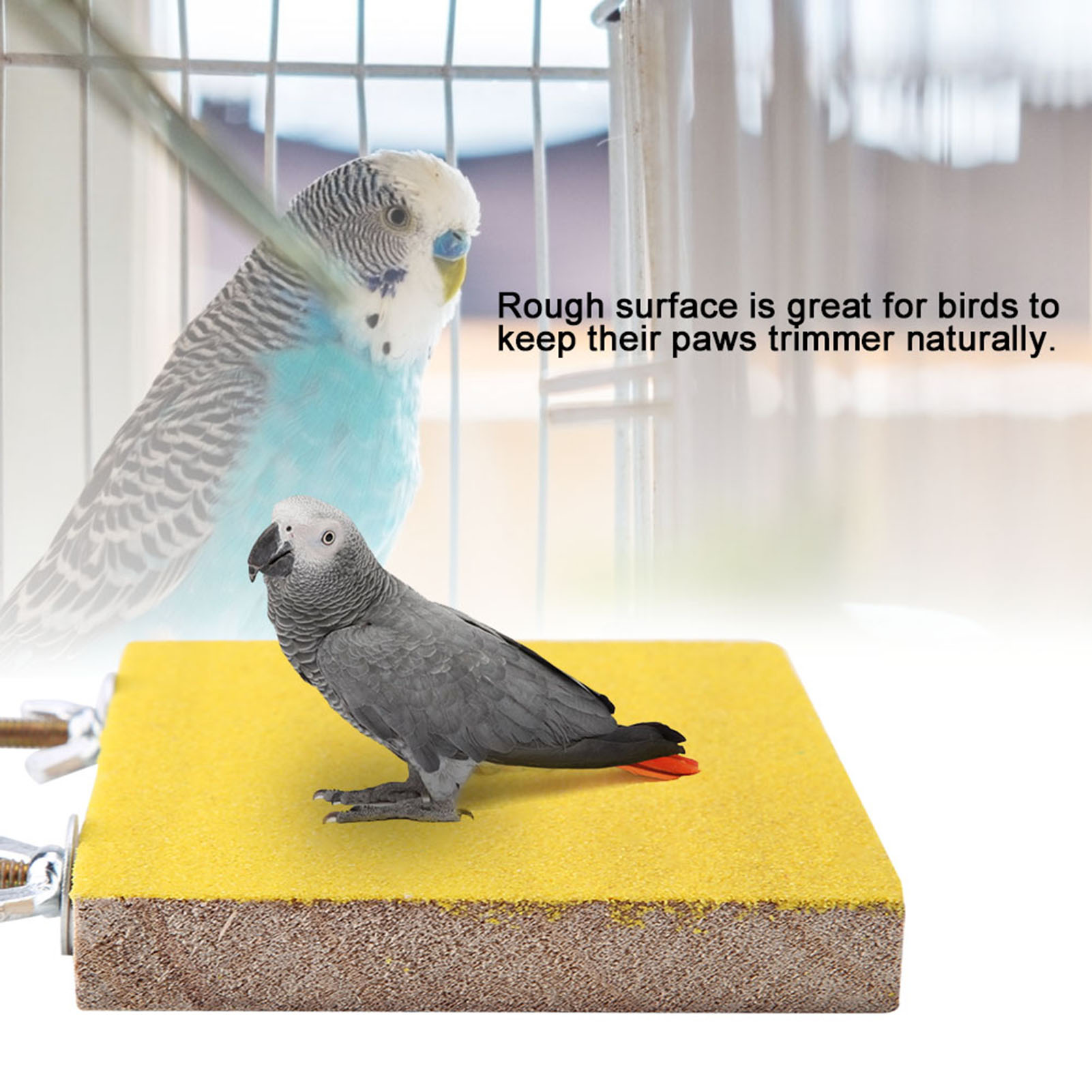 Bird Perch Stand Platform Toy Playground For Pet Hamster UK