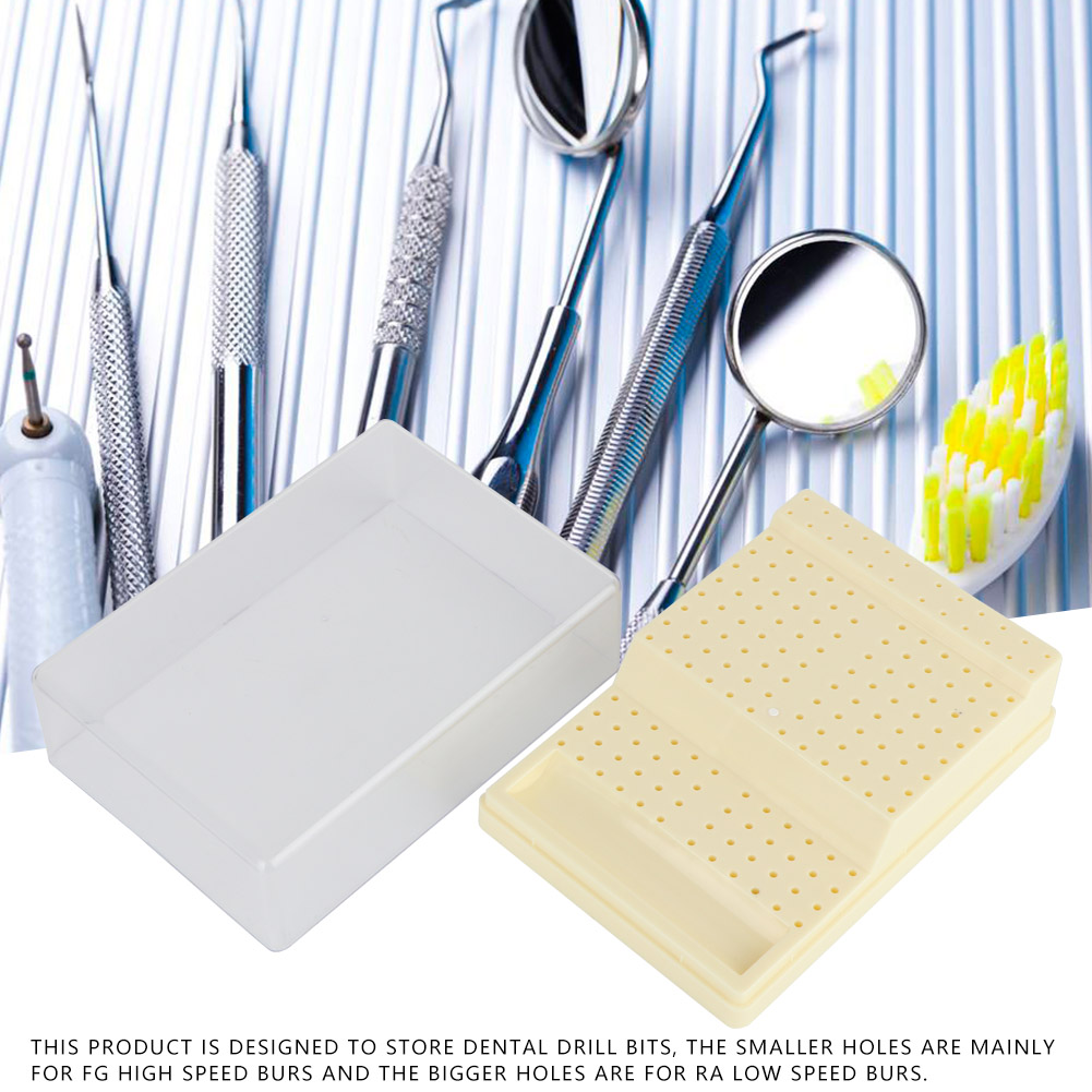 168 Holes Dental Holder Dental Bur Stand Organizer Container Den KRI✈️