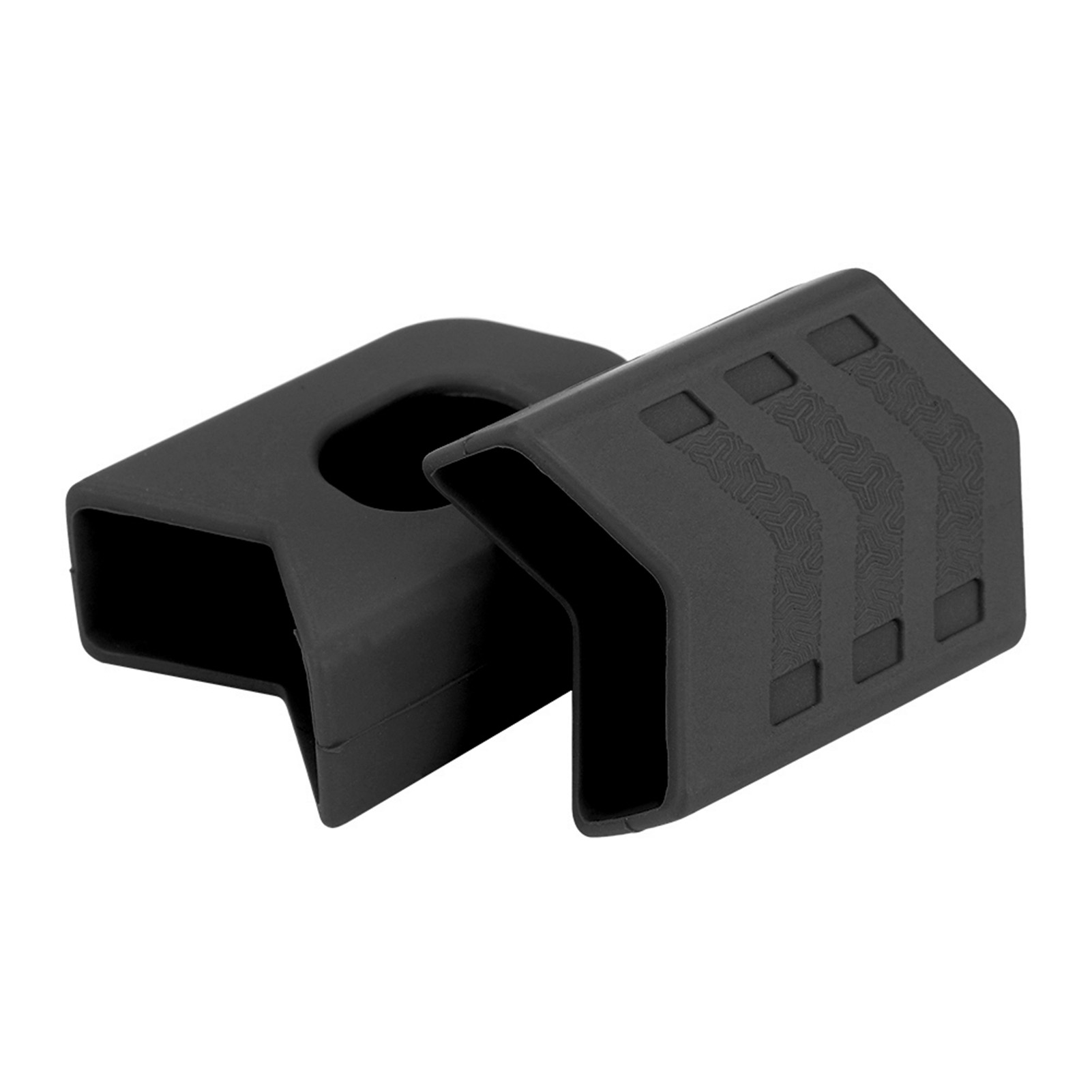 (Black)1 Piar Silicone Bicycle Crank Protection Sleeve Arm Protector Bike|
