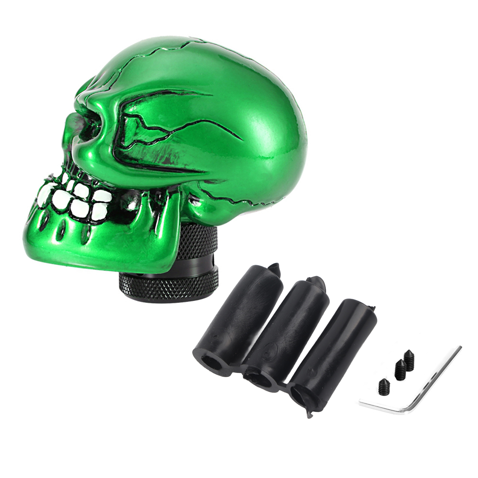 Skeleton Skull Head Car Modified Gear Shift Knob Stick Lever Shifter Unive KRI✈️