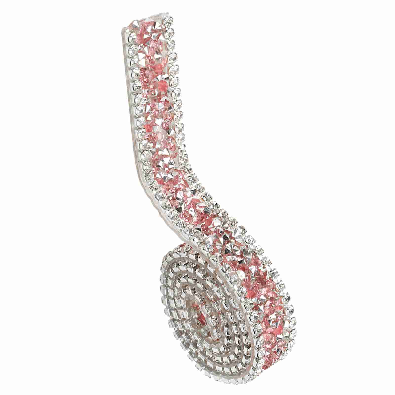 1yard 15mm Mesh Wrap Roll Sparkle Crystal Rhinestone Ribbon Decora KRI✈️