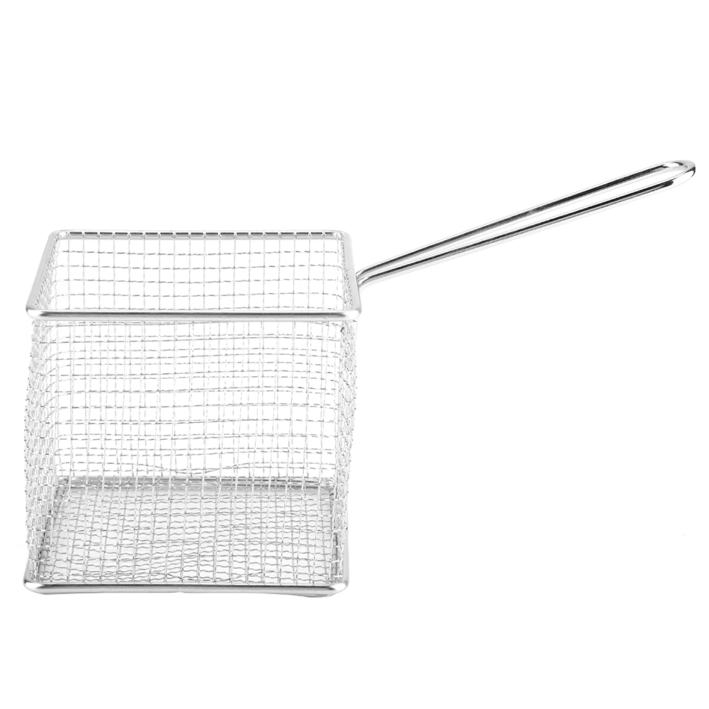 BA009 Mini Stainless Steel Chips Deep Fry Baskets Food Presentation Strain KRI✈️