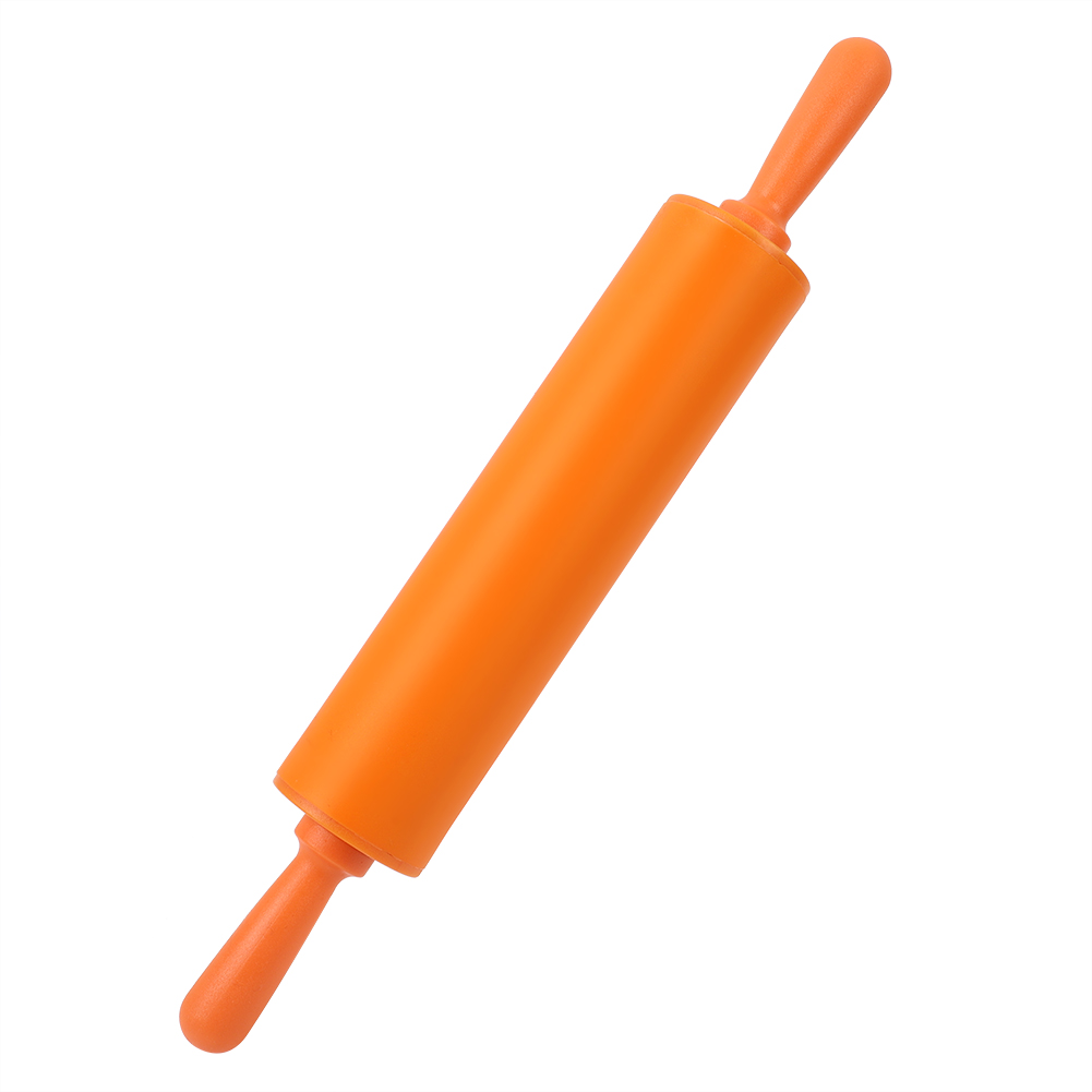 Colorful Silicone Rolling Pin Restaurant Homemade Bread Cookie Dough Rolli KRI✈️