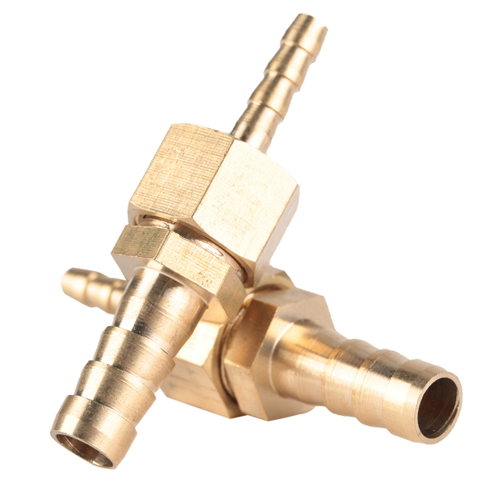 2pcs 4--10mm Brass Fitting Hose Barb Tail Reducer Reducing Plug Connector KRI✈️