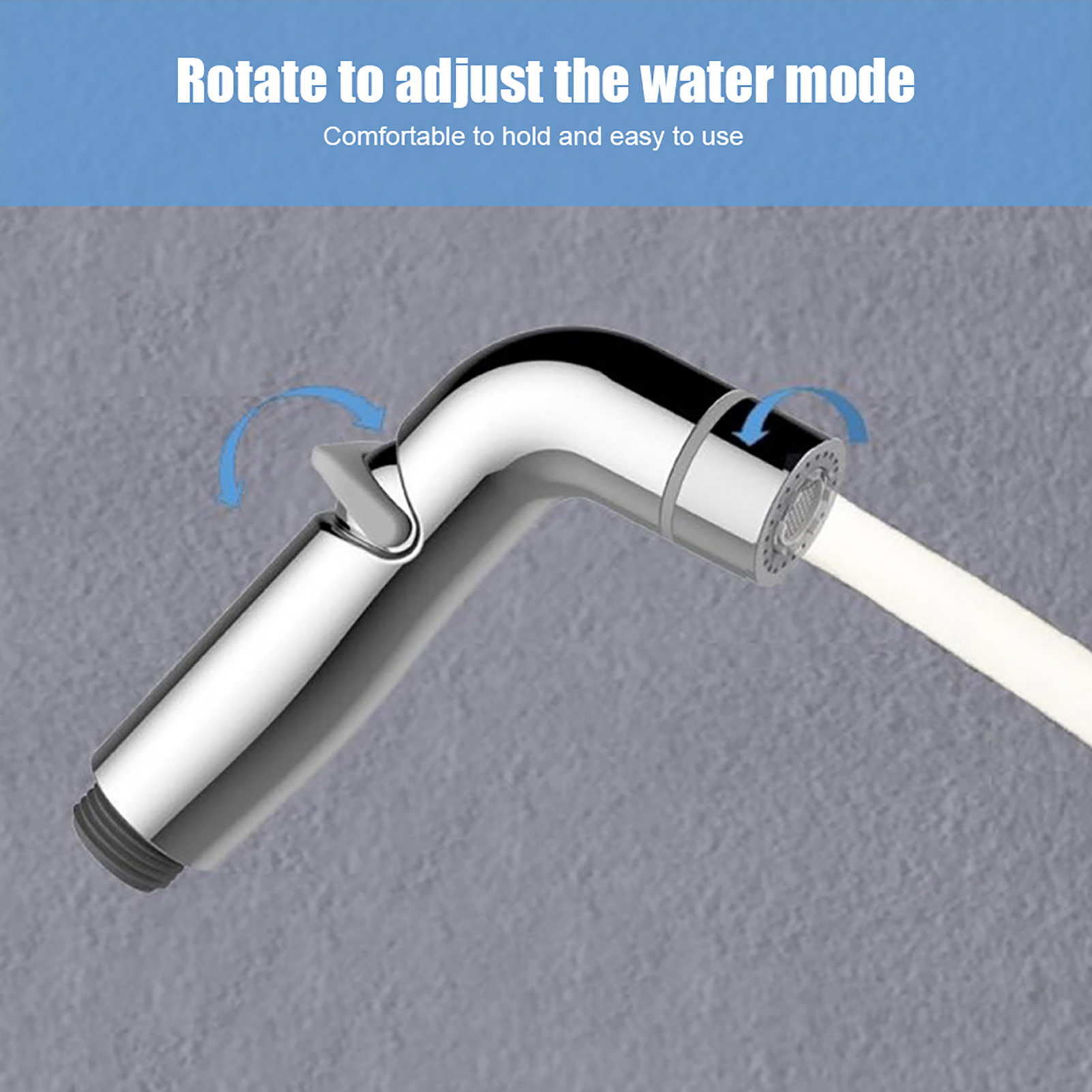 Electroplating Handheld Adjustable Bidet Sprayer Toilet Bidet Spray Nozzle KRI✈️