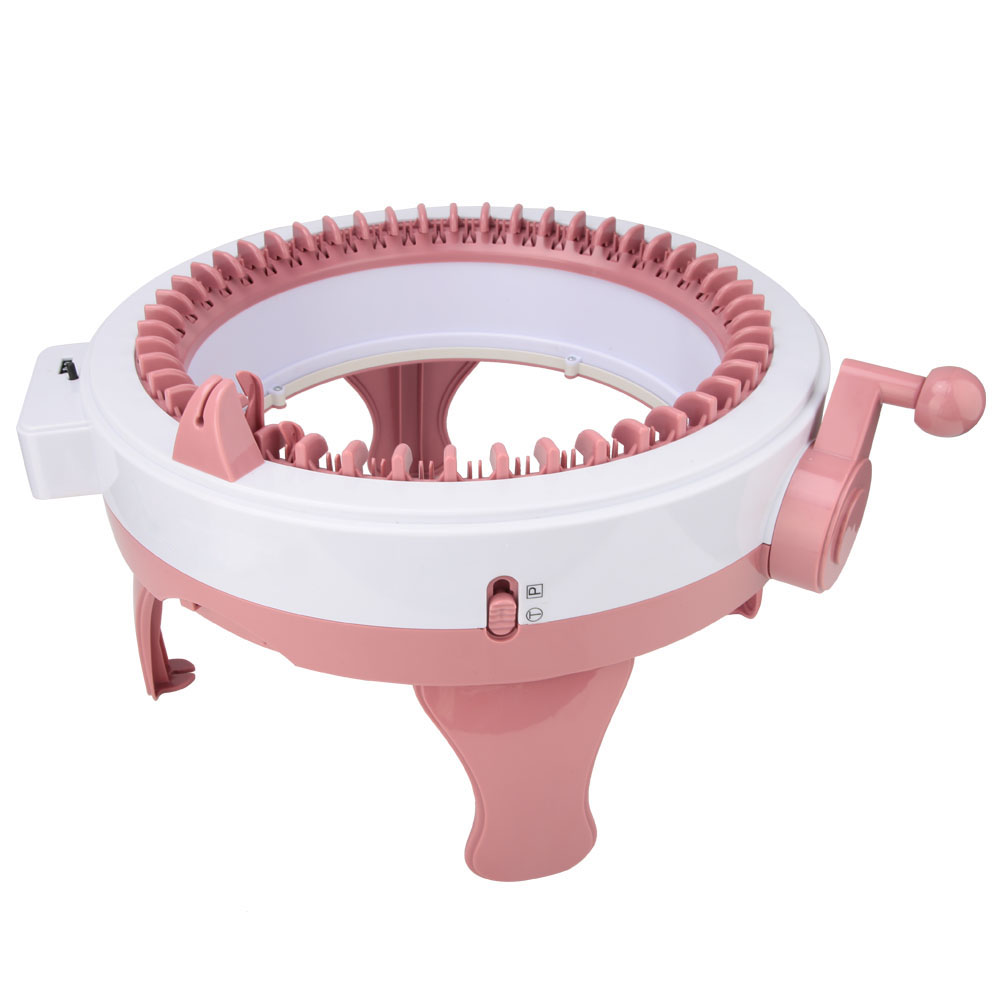 Plastic Hand Knitting Sewing Machine Children Weaving Toy Tool Accesso KRI✈️