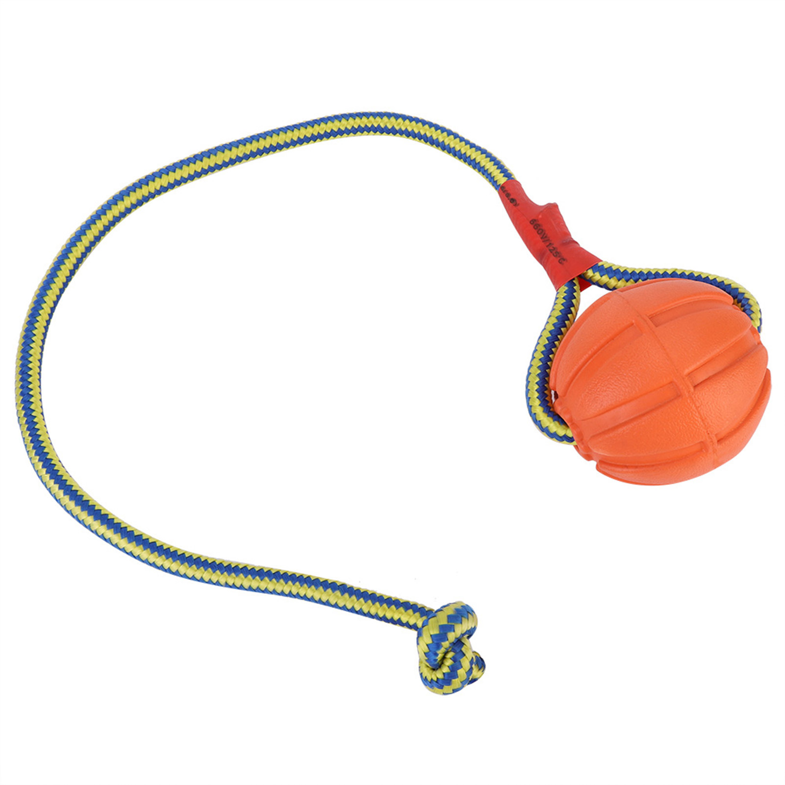 Portable EVA Pet Dog Training Bite Resistant Interactive Chew Toys Ball Wi KRI✈️